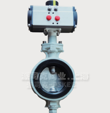 气动铝合金蝶阀