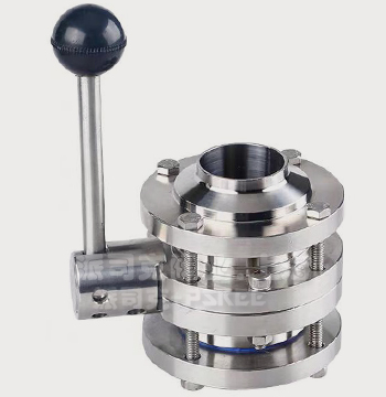 卫生级三片式蝶阀