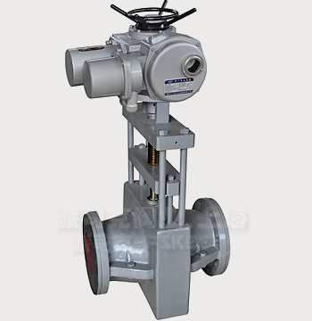 外置式电动管夹阀