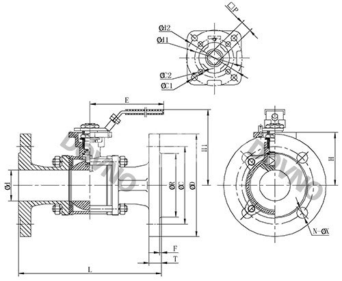 美标三片式高平台法兰球阀质保体系