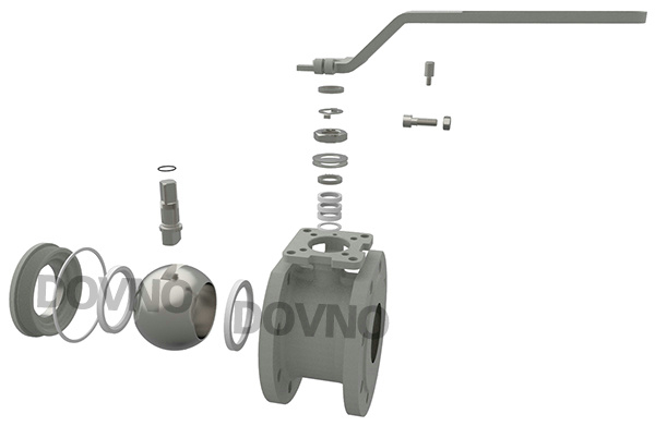德标高平台对夹阀尺寸图