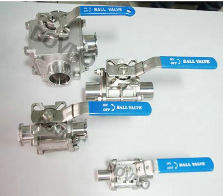 卫生级三通球阀