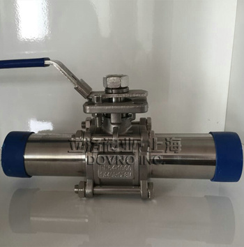 三片式加长对焊球阀