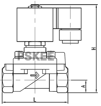 ZCY高压膜片式电磁阀尺寸图