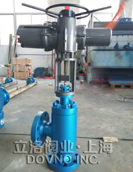 电动角型调节阀实物图