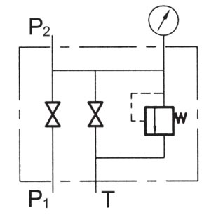 AQF型蓄能器安全球阀图型符号