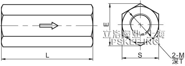 液压单向阀尺寸图