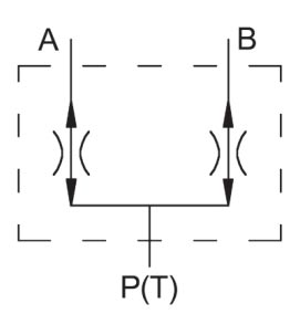 分流集流阀图形符号