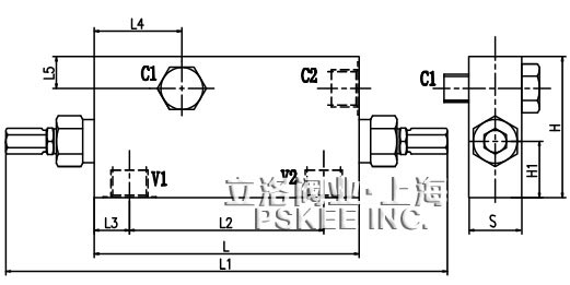 VBCD-DEA-FLV双向平衡阀尺寸图