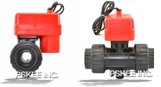 微型电动塑料球阀DN32