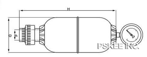 脉冲阻尼器尺寸图