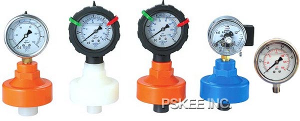 全塑隔膜压力表