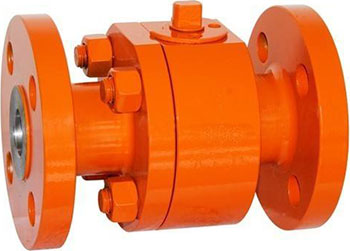 浮动锻钢球阀实物图