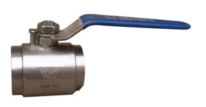 二片式锻钢球阀