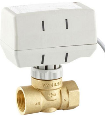 黄铜电动二通截止阀