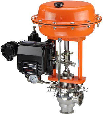 气动卫生级调节阀实物图3