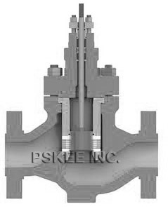 气动高压笼式调节阀内部图