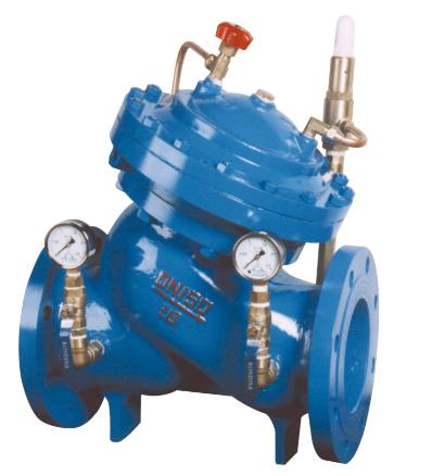 可调型水用减压阀实物图