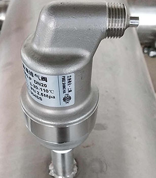 不漏液排气阀实物图