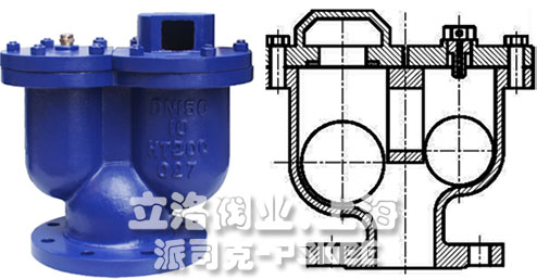 双口排气阀结构图