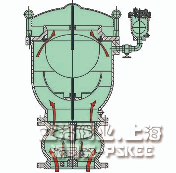 复合式排气阀配套缓冲塞阀原理图1