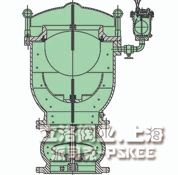 复合式排气阀配套缓冲塞阀原理图2