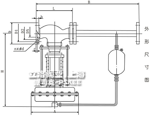 气体减压阀外形尺寸图