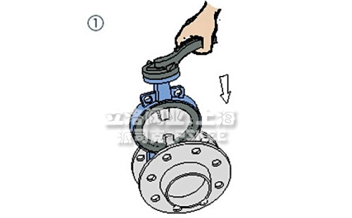 对夹蝶阀安装图1