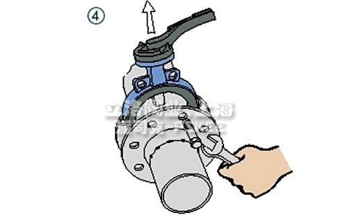 对夹蝶阀安装图4