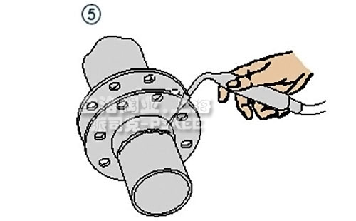 对夹蝶阀安装示意图5