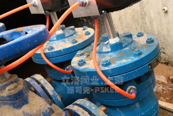 气动角式排泥阀案例图