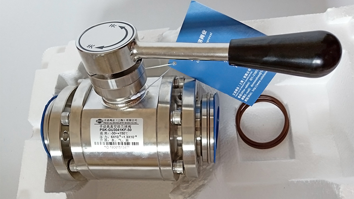 手动高真空球阀实物图