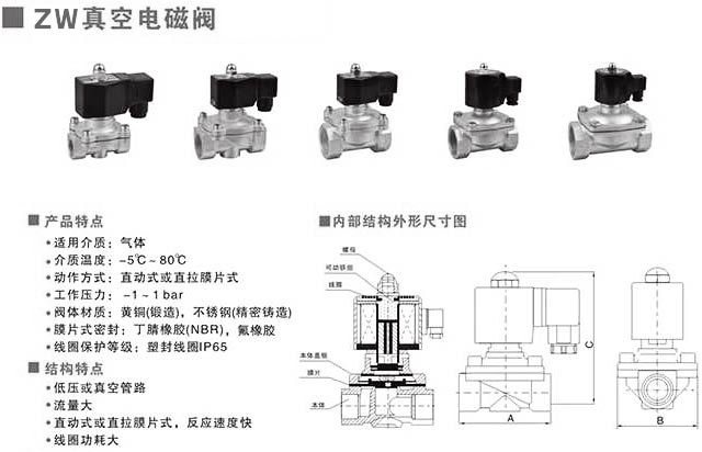 真空电磁阀结构图
