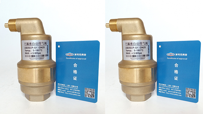 不漏液排气阀产品实物图