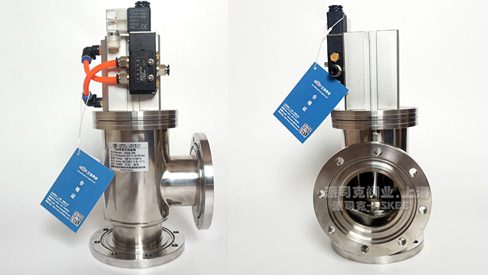 气动活套法兰真空挡板阀图