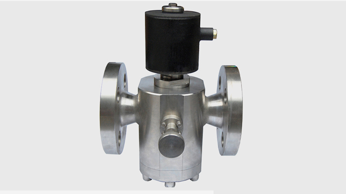 法兰手动带防爆电磁阀图片