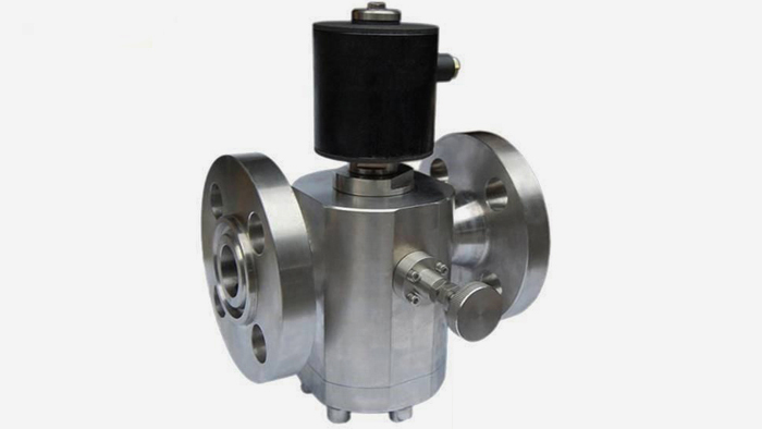 消防高压带手动电磁阀图片