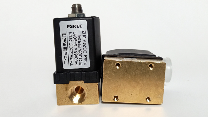 二位三通电磁阀图片