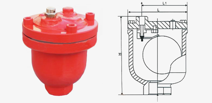 消防自动排气阀外形尺寸图