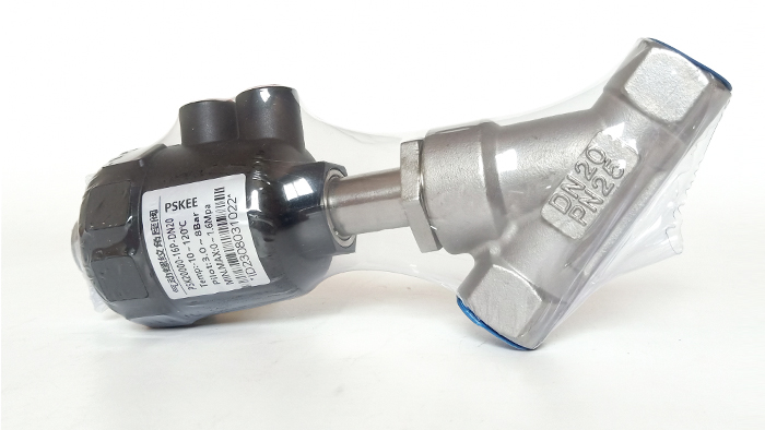 气动螺纹角座阀图片