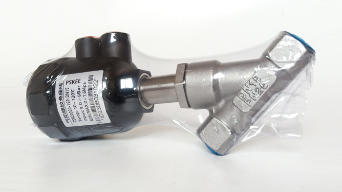 气动单作用角座阀图片