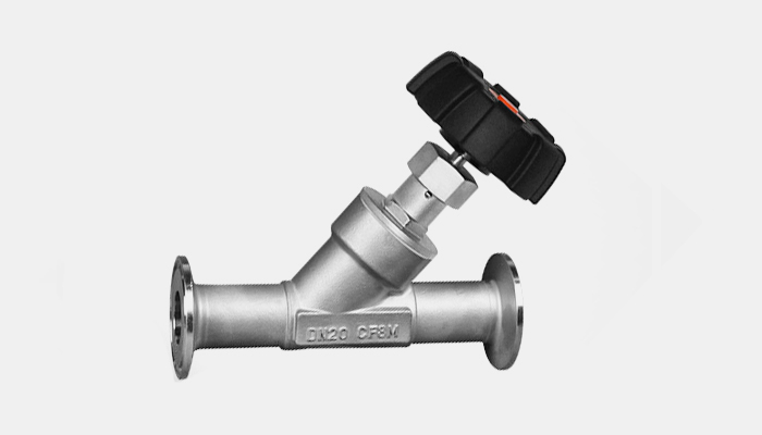 手动快装角座阀图片