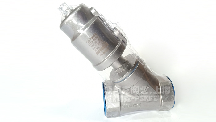 宝德气动不锈钢角座阀图片