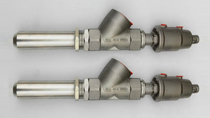 气动灌装角座阀图片