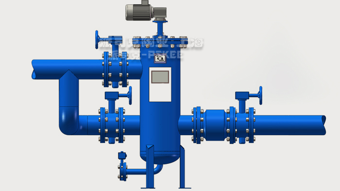 全自动清洗过滤器安装示意图