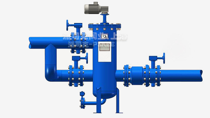 立式刷式自清洗过滤器安装图