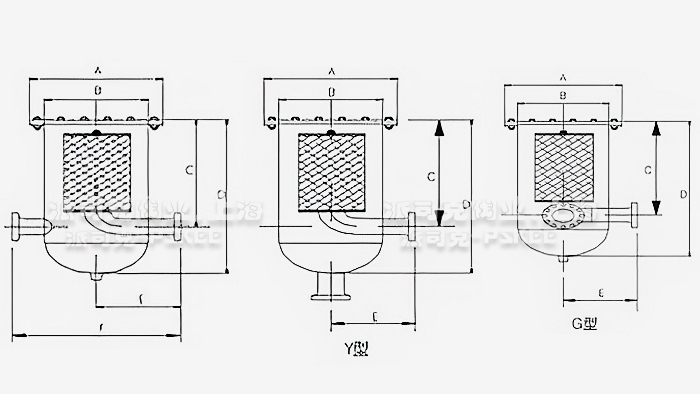 燃气过滤器结构图