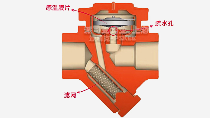 膜盒式蒸汽疏水阀结构图