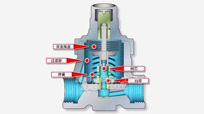 双金属片疏水阀结构图