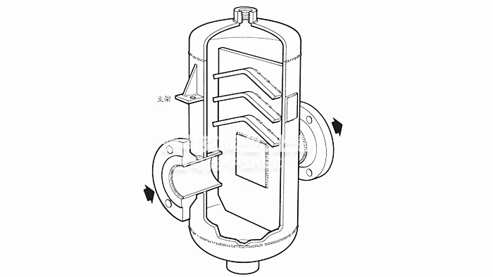 AS7汽水分离器结构图